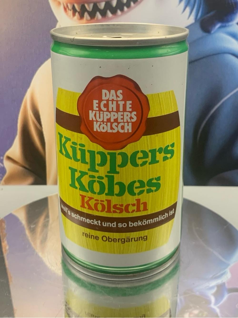 Vintage Beer Can Kuppers Kobes Kolsch Empty Steel Can Cologne West Germany